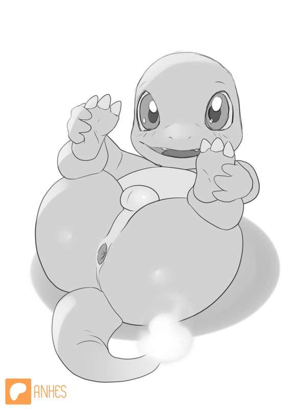Cocky Charizard & Naughty Charmander (sketch)