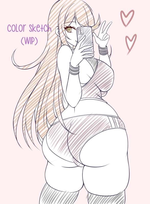 Mythra❤～Color Skecth (WIP)