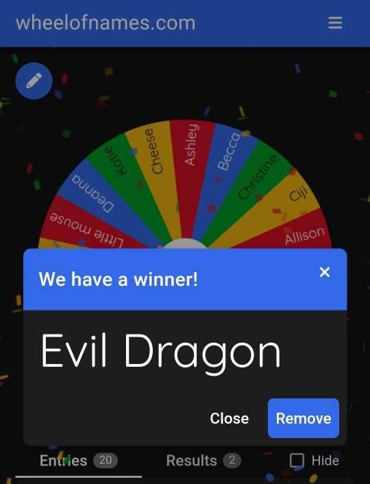 Giveaway Winners!!!!!