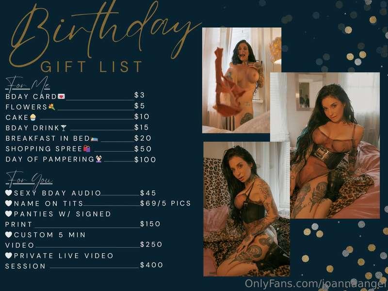 ***Happy Birthday to ME!!!!*** Are you getting a gift just g..