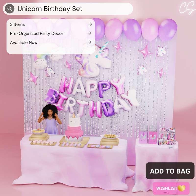 Unicorn Birthday Party Set 🦄