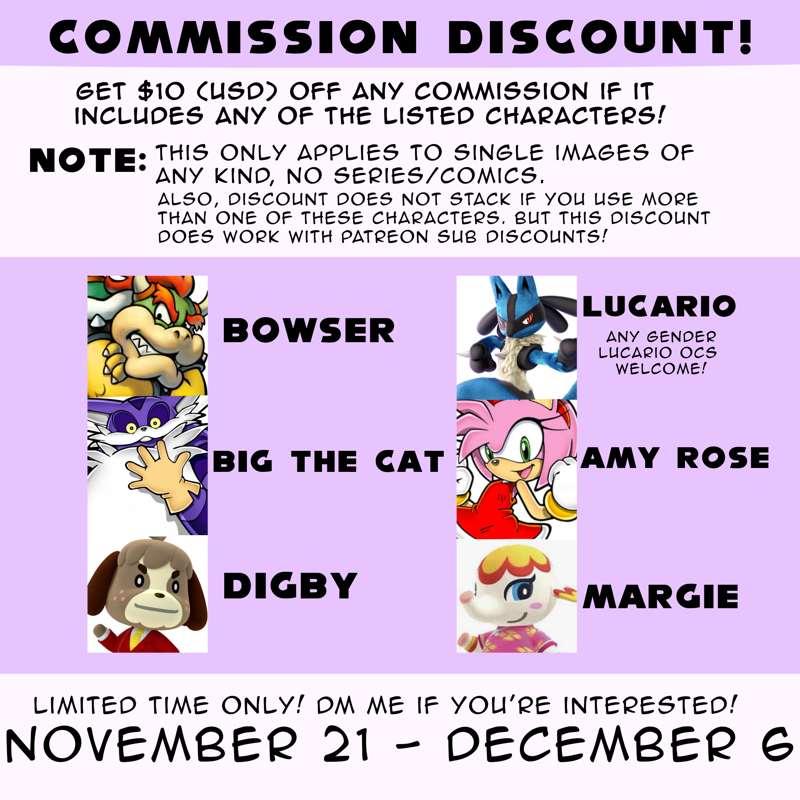 New Commission Discount!