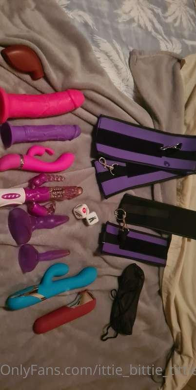 All these toys.. someone come use them on me.