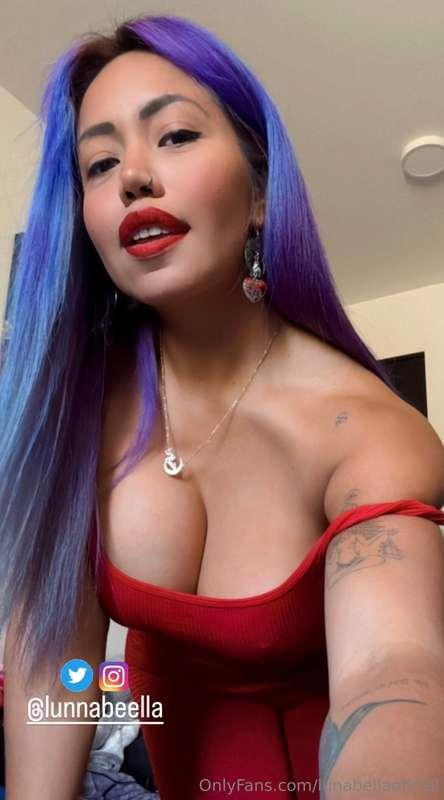 Esa de rojo… ❤️