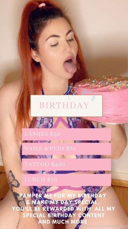 BIRTHDAY MONTH GIVEAWAY  🎉
On the 22nd, it’s my birthday! Ti..