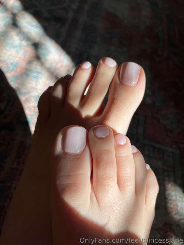 When I take photos of my feet it’s almost like I know EXACTL..