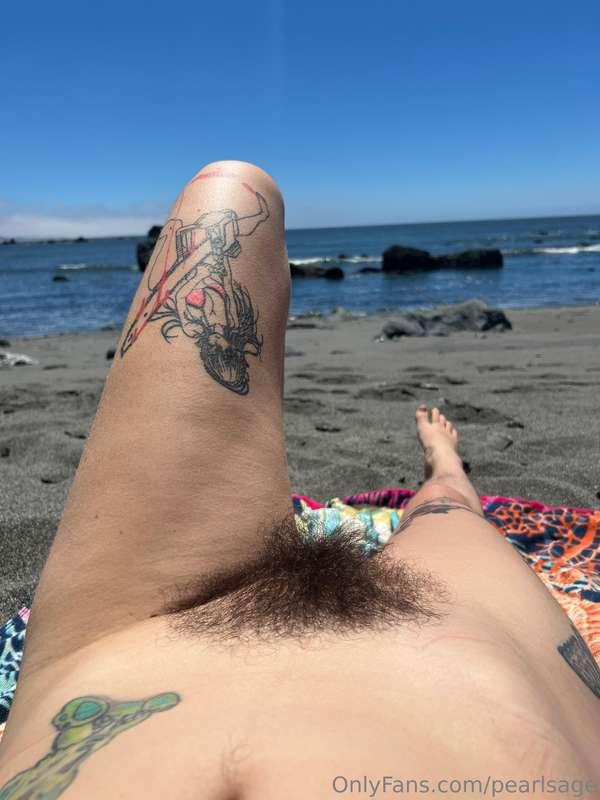 Enjoying myself in the nude beach!