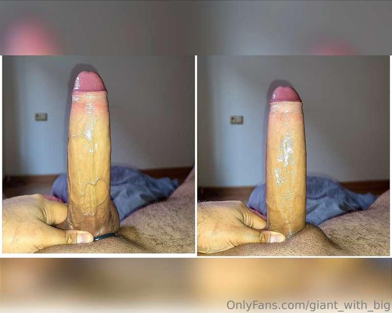 Morning hard cock 😍🍆🍆10 inch monster, you prefer with or wit..