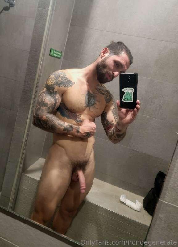 Suck my dick in the gym showers?
