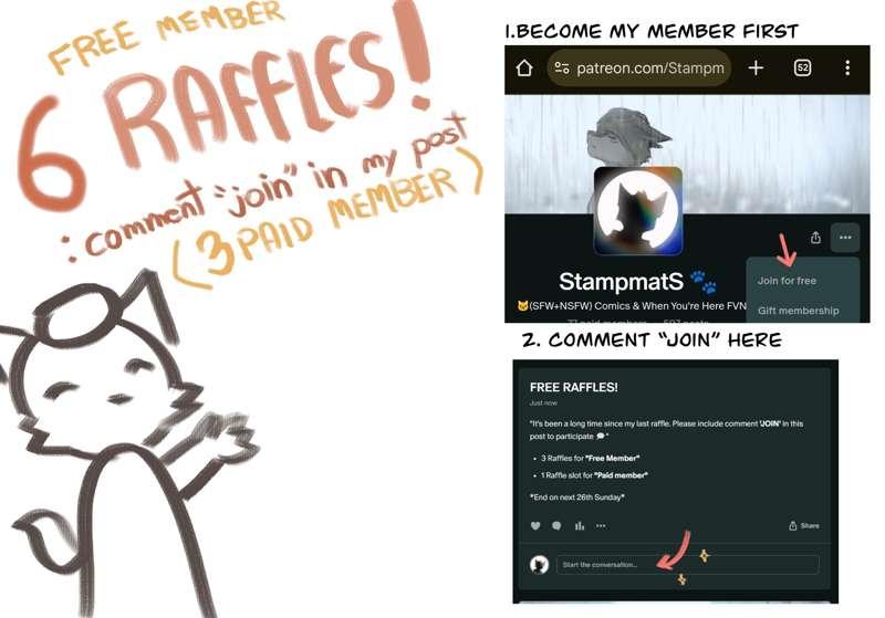 "6 Winners RAFFLES!" 🌟 (End 10  April) 