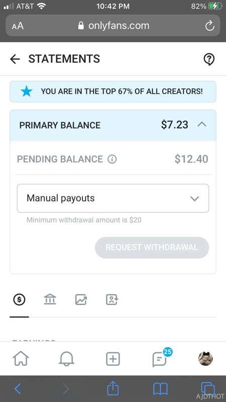its the fees for me aha, need a total of 37 more cents befor..