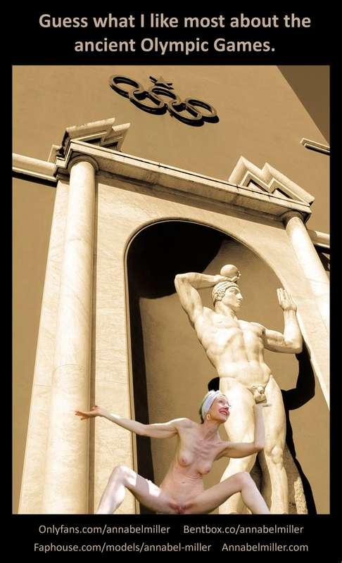 I really like these antique statues, all the naked men! But ..