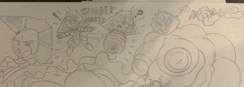 A moderately big comm for a fattie spider wip teaser 