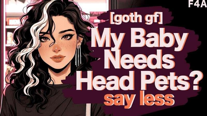 Goth Girlfriend Notices You Need Her [body reassurance] [sleep aid] asmr roleplay