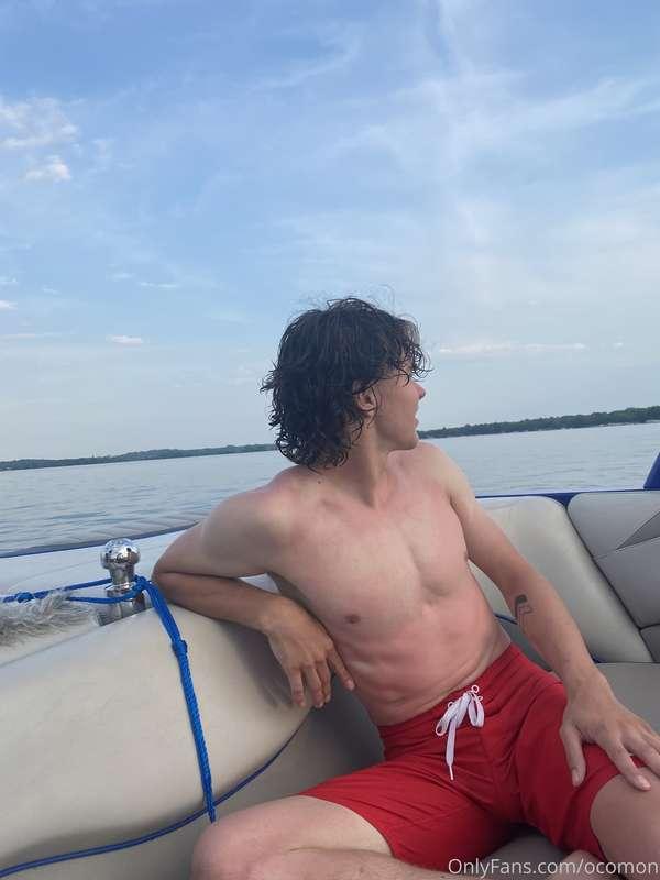 Got a little sun burnt on vacation 😩🥵  Someone help me rub a..