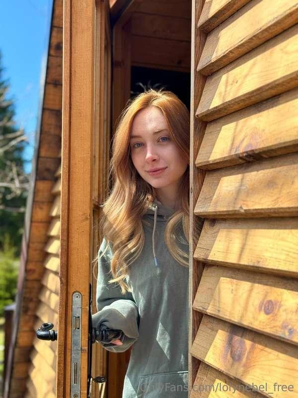 Good morning from my cabin in the woods (⌒▽⌒)☆Who's up for c..