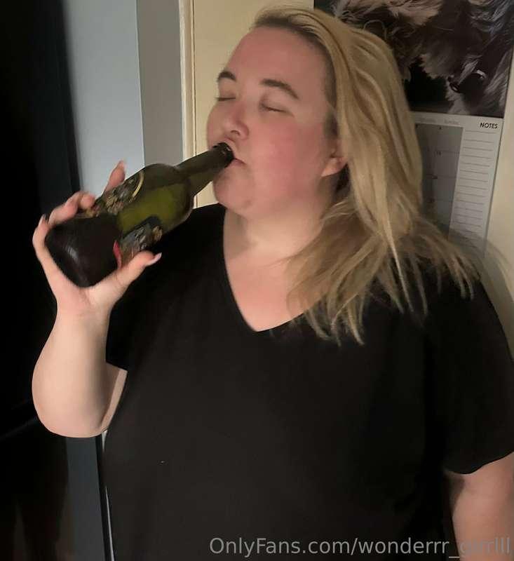 Got my hands and lips wrapped firmly round this bottle, guar..