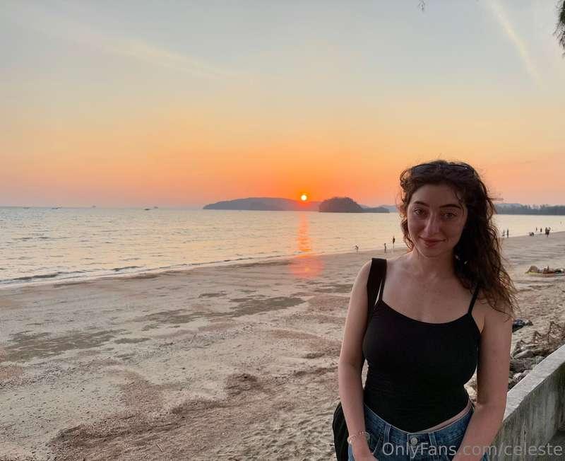 the sunsets here are immaculate 