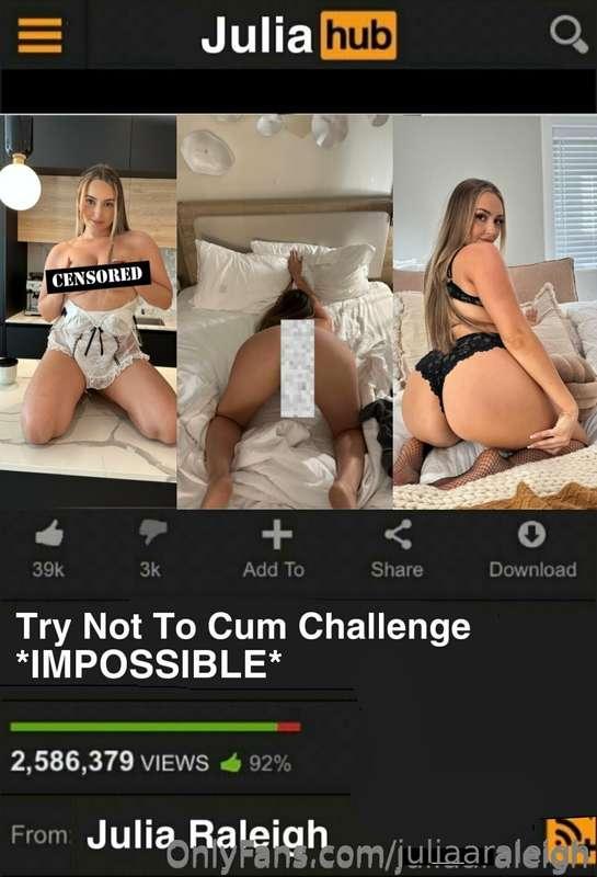 I guarantee you’ll fail this challenge..😉 check ur DMs for a..