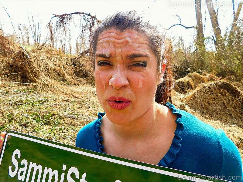 Outdoor facial cumwalk Full 80 picture set Part 2 of 2  Wear..