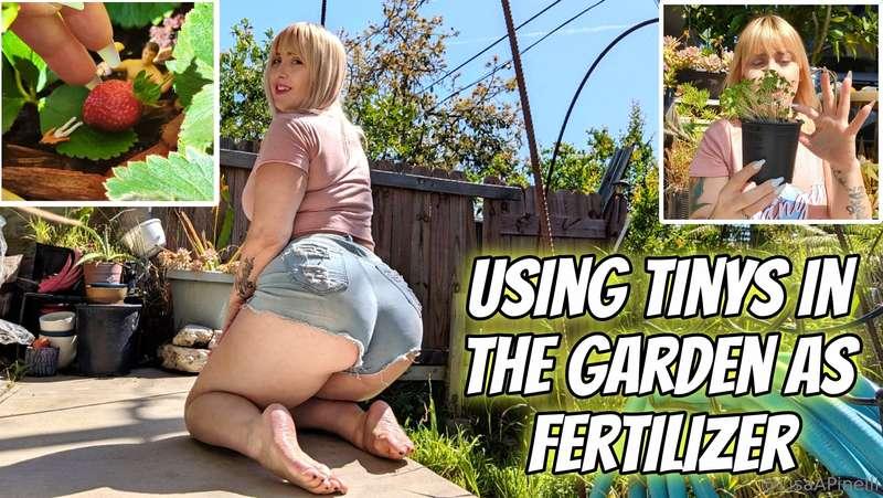 FETISH ALERT  "Using Tinys In The Garden As Fertilizer" *Vor..