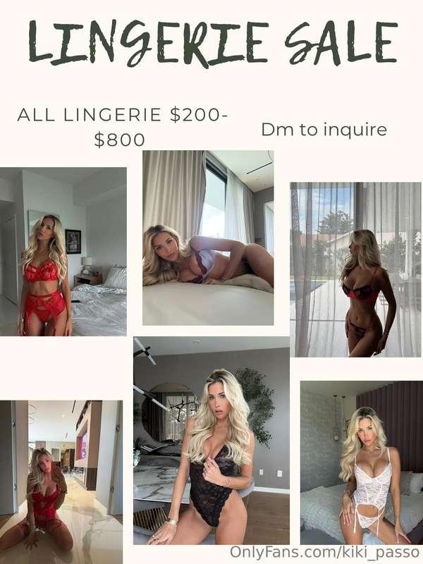 BLACK FRIDAY LINGERIE SALE!(BIGGEST SALE IVE EVER DONE FOR U..