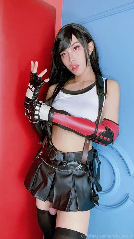 Naughty Tifa requests your assistance. She got tied up and i..