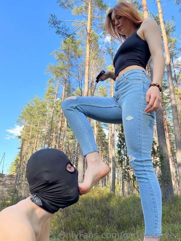 Let’s go for a little walk in the woods, afterwards I might ..