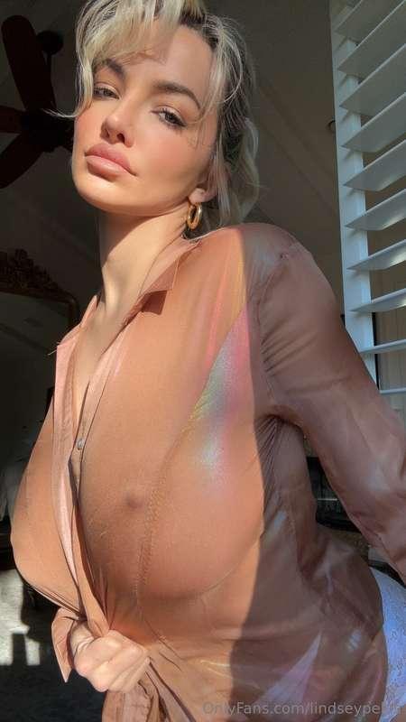 Can you spot the hard nipple?