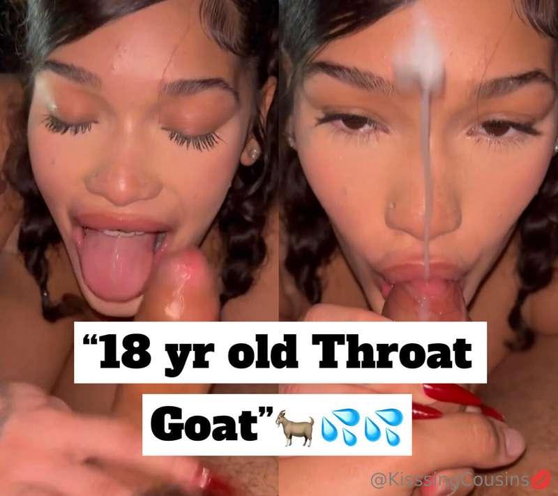 “18 yr old throat goat!”😛💦 that’s what this 40 yr old man in..