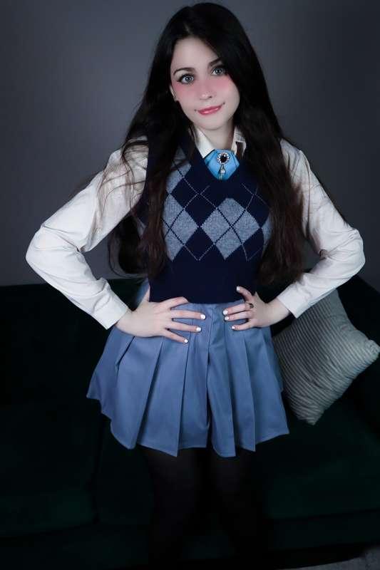 📚 Preppy Study Date with Black Pantyhose - Janurary Community Choice Winner for Bonus High Quality Set 📚  