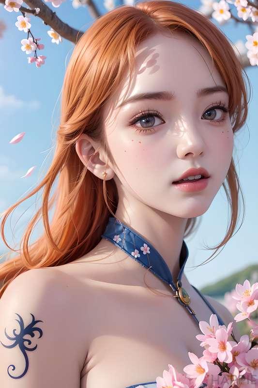 HP023 - 4K Nami (One Piece) (50 Images)