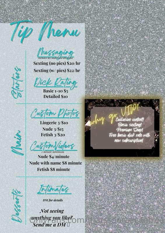 Updated menu incoming!