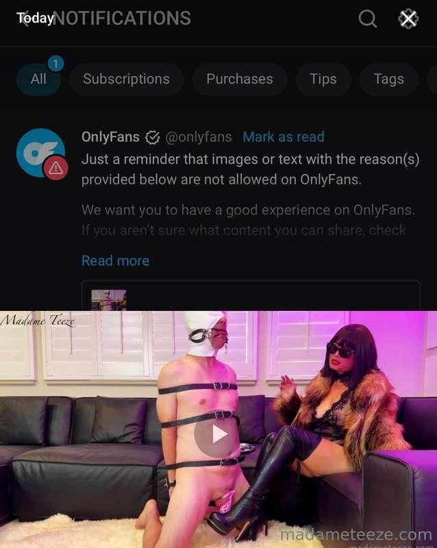 I guess this video just isn’t allowed to be on onlyfans 💁🏻‍♀..