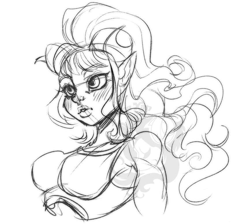 🖤Sketches + Final arts - Foxy Nalie🖤