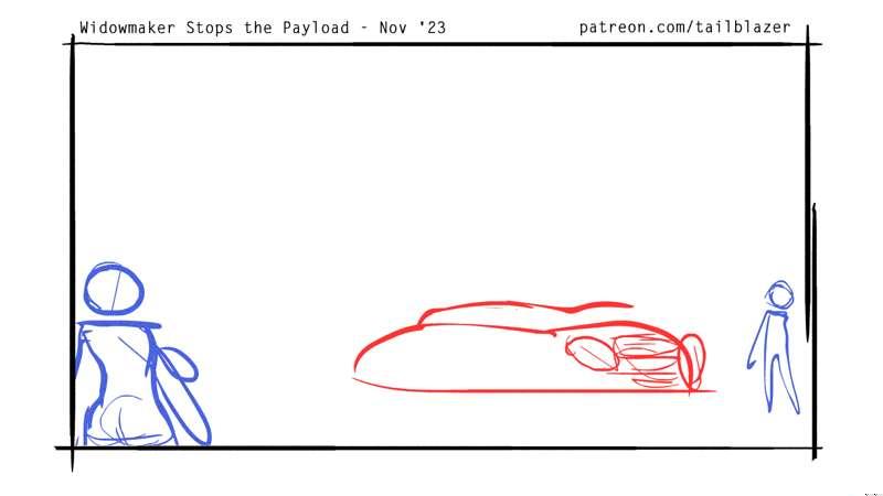 Widowmaker Stops the Payload WIP GIF
