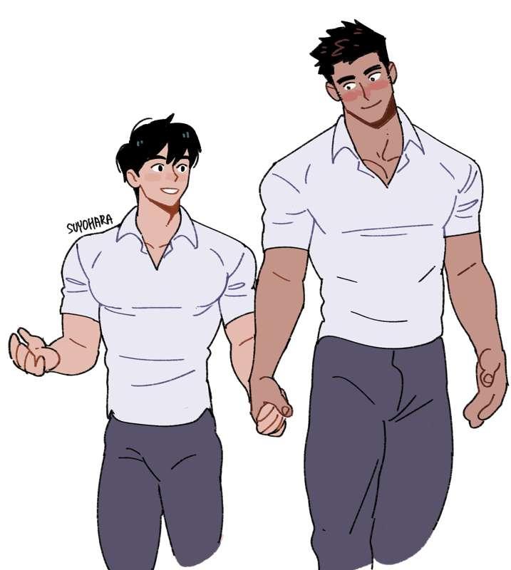 my senpai has a big heart