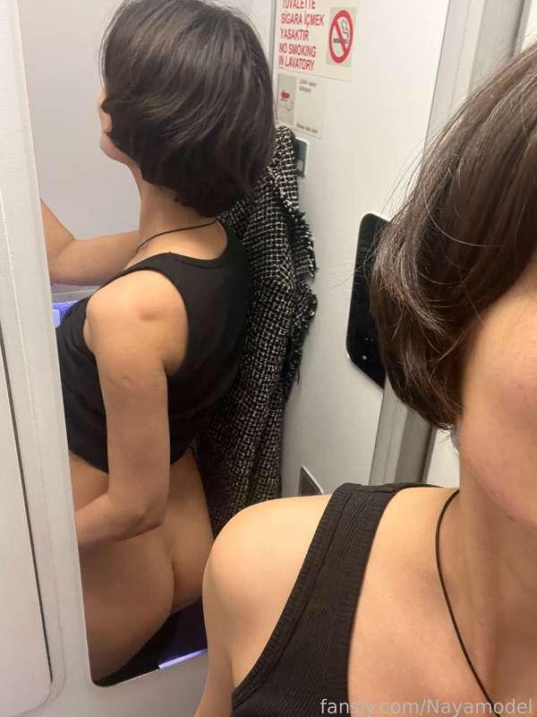 I just followed my desires … ✈️

#fyp #flight #sexy #nips #nipples #topless #tease #naughty #petite #brunette 