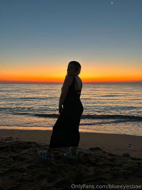 Is it just me, or does the sunset set the perfect backdrop f..
