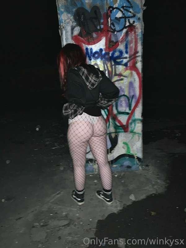 trying to get f*** in an abandoned military base lol ૮꒰˶ᵔ ᗜ ..
