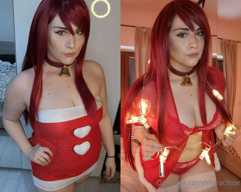 Erza scarlet Christmas dress