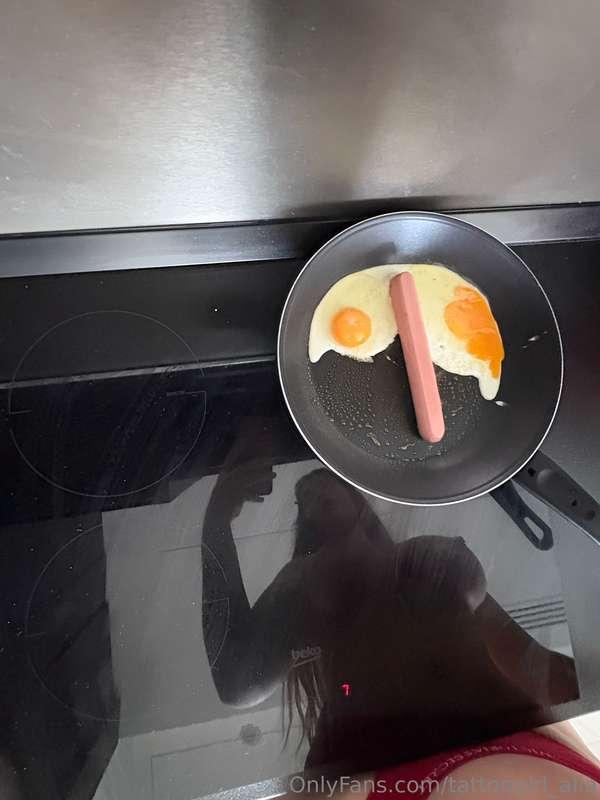 In the morning I want something big and juicy, I don’t know ..