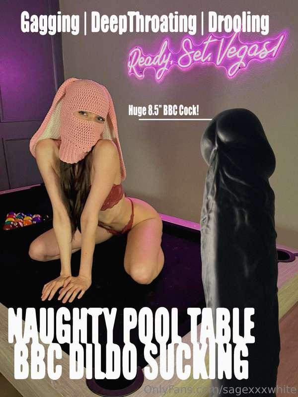 Deep throating, gagging, and drooling alll overrrr this BBC ..