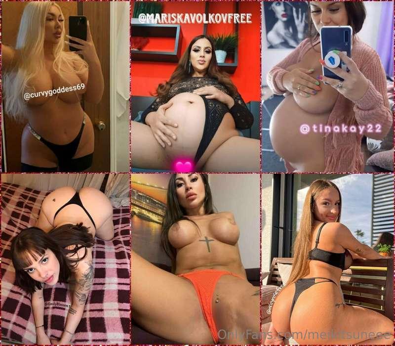 😈 @curvygoddess69 😈💋 @MariskaVolkovFree 💋💥🌚 @TINAKAY22 🌚💥✨😈 ..