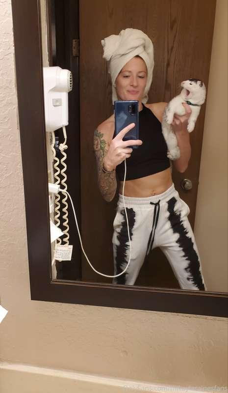 How many after shower selfie's with Atlas are to many?