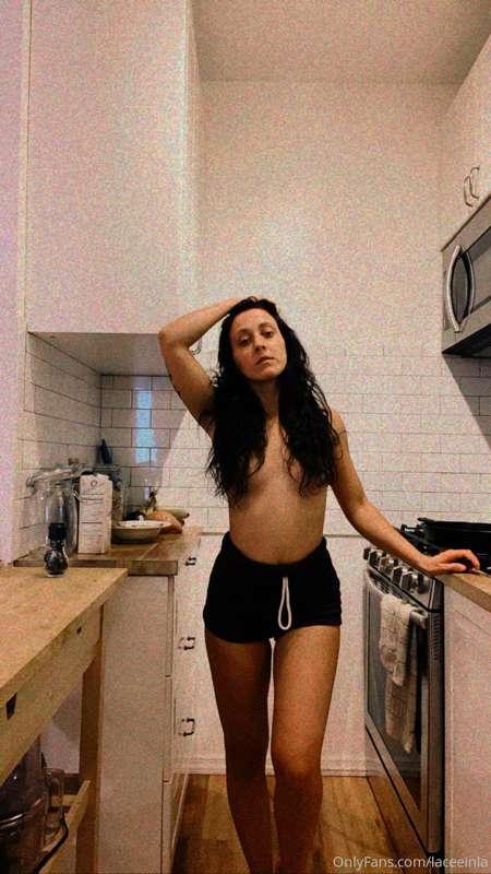 i always want photographers to take pictures of me in kitche..