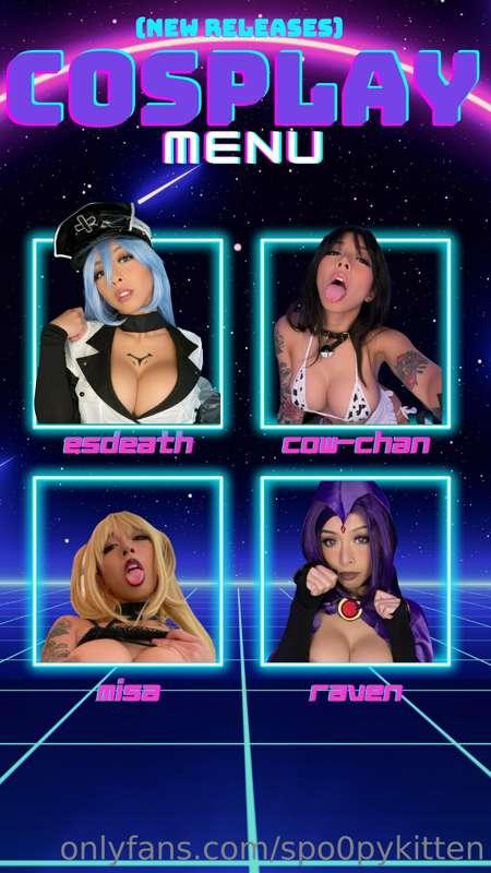I've got so many ***cosplay videos***, it's honestly hard to..