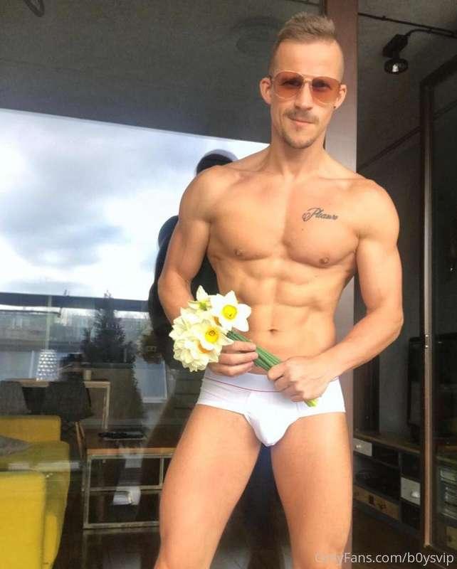 These beautiful flowers I don't know who they will be for, t..