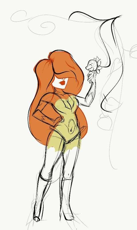 Poison Ivy Sketch 