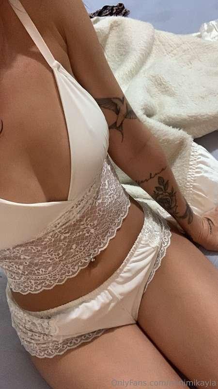 wearing white and feeling right